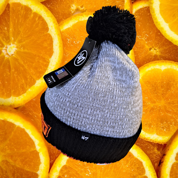 New 47 OSU Oklahoma State University Pom Pom Knit Hat‎ - Picture 3 of 6